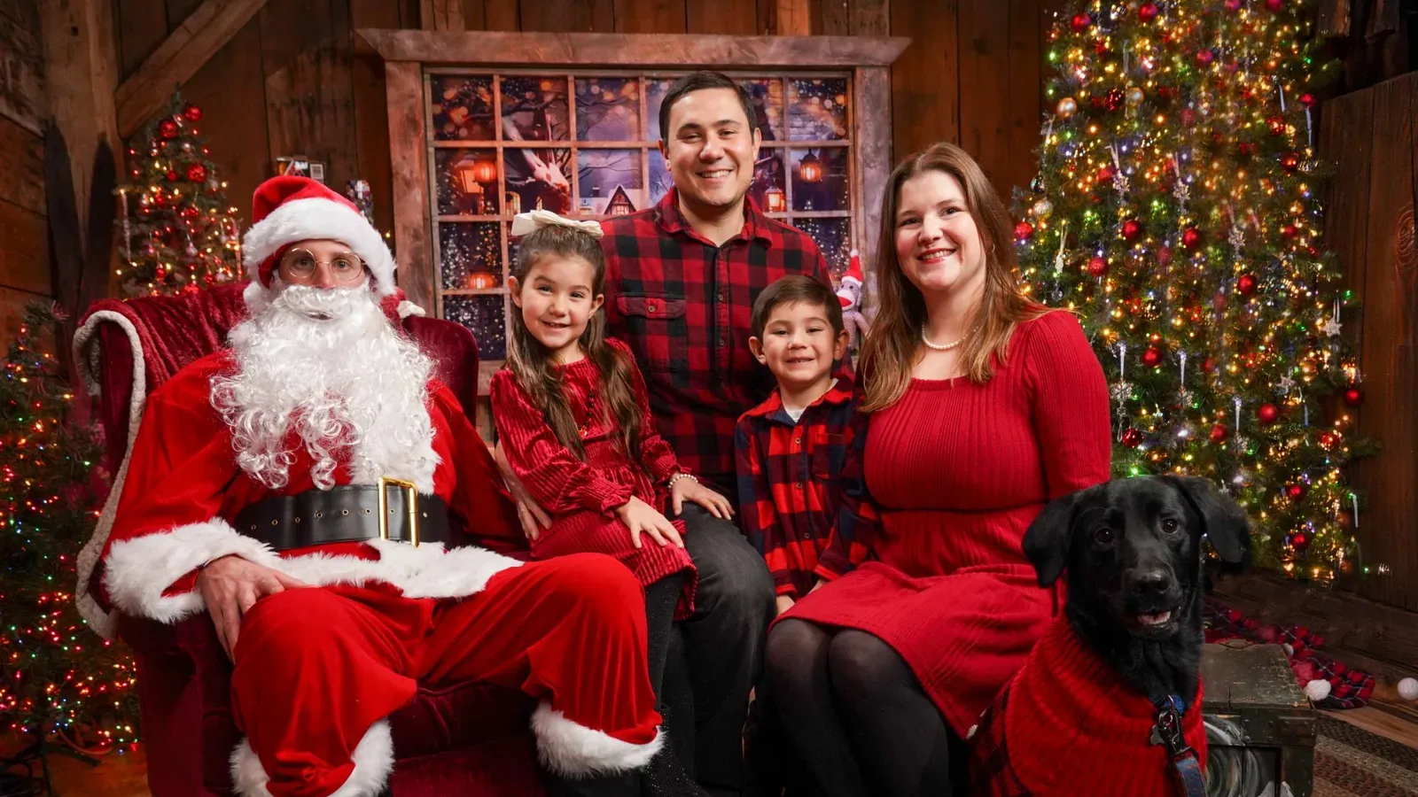 Santa Is Back at Huntington's Conklin Barn, and Every Photo Helps the Townwide Fund
